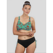 Купальник на косточках для большой груди узких бедер Samegame 3073 Зеленый