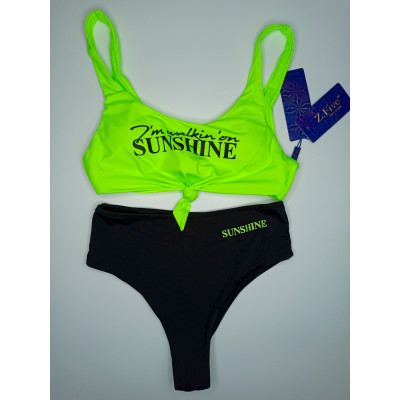 Модный купальник топ Sunshine с высокими плавками Z.Five 85726 Зеленый Модный купальник топ Sunshine с высокими плавками Z.Five 85726 Зеленый
